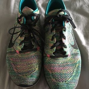 Nike Free 5.0 Flyknit Multicolor Sneakers